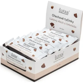 Vyrobeno pro ŠUFAN Ořechová tyčinka Čokoládová - 20x 33 g