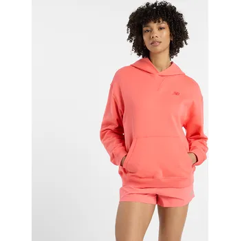 Dámské oblečení Dámská mikina New Balance WT41537DTR – oranžová