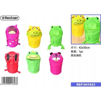 Úložný box Barevný koš na hračky ve tvaru zvířátek 36x45 cm