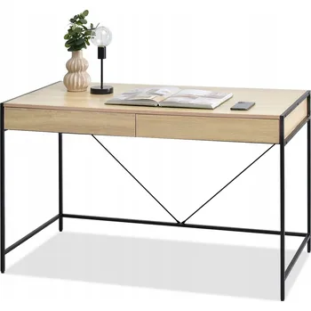 Psací stůl Obdélníkový psací stůl Mebel-Partner 123 x 60 x 76 cm dub sonoma