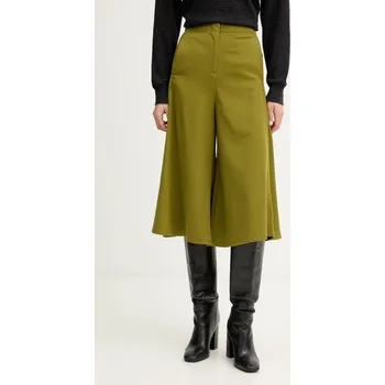 Dámské kalhoty Kalhoty s příměsí vlny United Colors of Benetton 4YVXDF0A9 zelená 91X, vel. 38