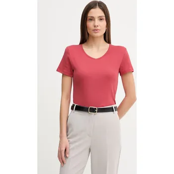 Bavlněné tričko United Colors of Benetton 3GA8D4029 červená 33X, vel. XXS