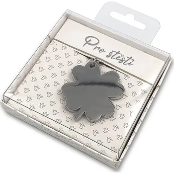 Nekupto Dárková klíčenka Čtyřlístek PRO ŠTĚSTÍ 6970019