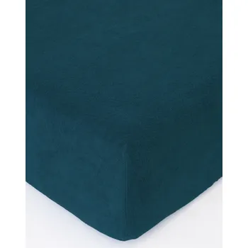 Prostěradlo Froté prostěradlo 200 × 200 cm - petrolejová