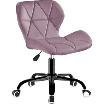 JAKS Kancelářská židle tmavě růžová velur Noto