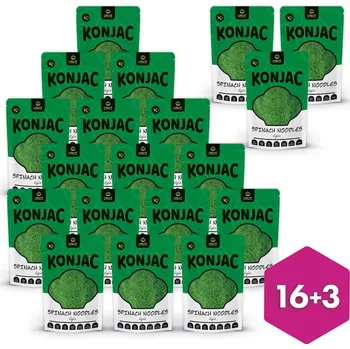 Keto dieta USUI Konjakové nudle se špenátem 16+3 zdarma