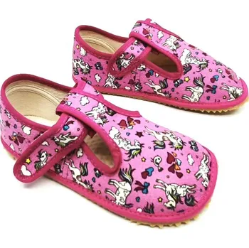 Dívčí bačkory Beda Barefoot papuče Crazy Unicorn EUR 22