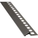 Přechodová dlažbová lišta 13 mm, 2,5 m nerez kartáčovaný (náběhová nájezdová lišta 13mm 250cm kartáčovaná nerez)