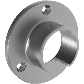 Zábradlí Hahn Steel Nerezová příruba pro madlo Ø 48,3 × 1,5 mm – AISI 316, brus