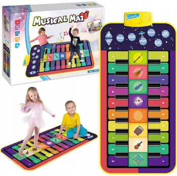 Obraz PODLOŽKA NA TANEC PIANO TANEČNÍ HRA KEYBOARD 144x70 cm