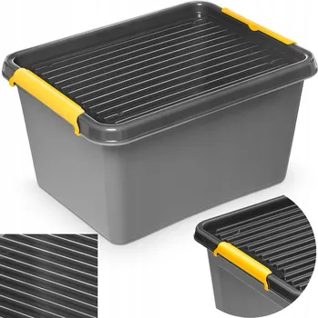 Úložný box PLASTOVÁ KRABIČKA S VÍKEM PRO SKLADOVÁNÍ BOX KRABIČKA 15,5L