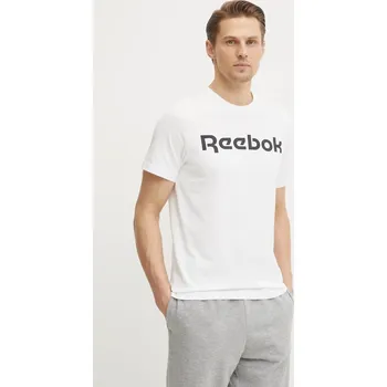 Pánské tričko Tričko Reebok FP9163 bílá 00X, vel. S