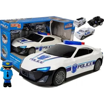 autíčko Policejní Auto Schránka Garáž 2v1 Policista Malé