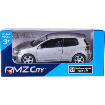 autíčko KOVOVÝ MODEL VOLKSWAGEN GOLF GTI 1:32 RMZ STŘÍBRNÁ
