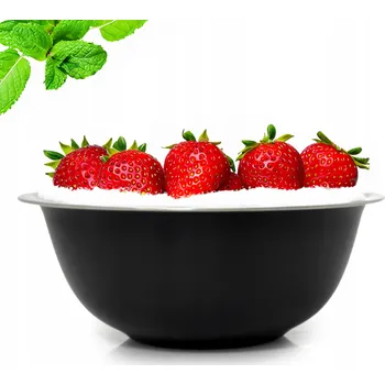 Miska z nerezové oceli nerezová 22 cm Černá