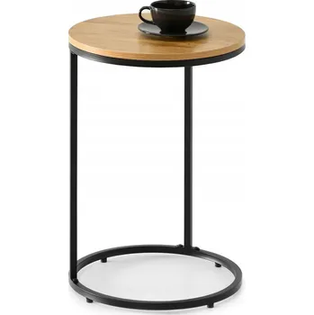 Konferenční stolek Stolek Mebel-Partner kulatý 40 x 40 x 61 cm dub