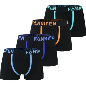 Chlapecké spodní prádlo FANNIFEN TEEN sportovní boxerky U5153 - 4ks v balení Barva: Mix, Velikost: XL