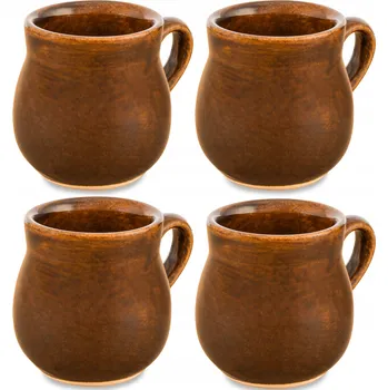 Kamenné hrnky na svařené víno 250 ml, 4 ks – Ideální jako Dárek