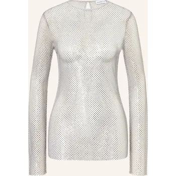 Dámské tričko Marella Dlouhé Rukávy Mlloperoso S Ozdobnými Kameny, stříbrná