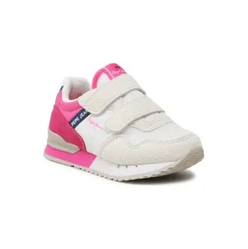 Oblečení a móda Sneakersy Pepe Jeans London Basic Gk PGS30565 Bílá 28