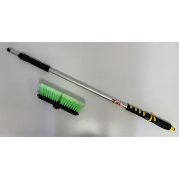 Mycí kartáč na vozidlo Teleskopický_Koště na mytí aut žluté, krátká tyč