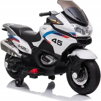 Dětské elektrovozidlo Motorka LEAN Toys bílá, do 30 kg