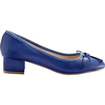 Dámské baleríny Baleríny na nízkém podpatku modrá 37
