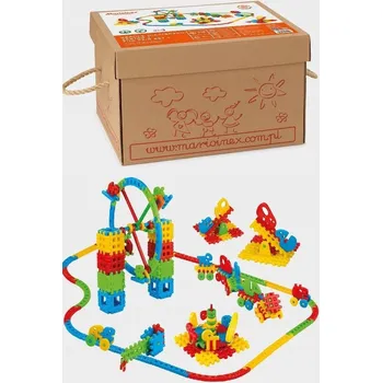 ostatní stavebnice STAVEBNÍ Stavebnice PRO CHLAPCE SADA STAVEBNÍCH KOSTEK VZDĚLÁVACÍ Hračka