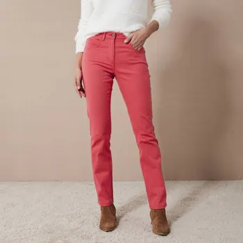 Dámské kalhoty Kalhoty tvarující, 5 kapes červená 48