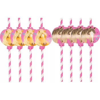 Papírová Brčka Amscan 8 ks