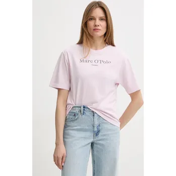 Bavlněné tričko Marc O'Polo 5000013306 růžová 34X, vel. S