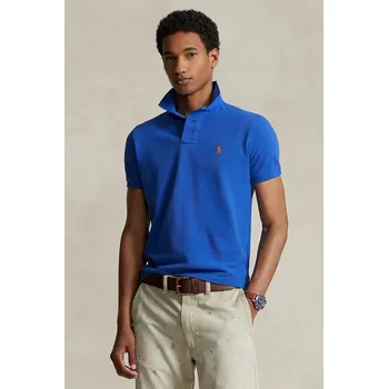 Pánská móda Bavlněné polo tričko Polo Ralph Lauren 710782592 modrá 55X, vel. XL