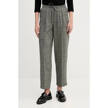 Dámské kalhoty Kalhoty s příměsí lnu United Colors of Benetton 4Z8EDF0B2 šedá 90X, vel. XL