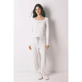 Dámské pyžamo Pyžamo women'secret 3133481 béžová 01X, vel. XS