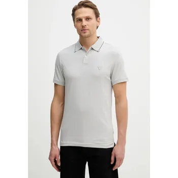 Pánské tričko Polo tričko Guess NOLAN M6RP66.J1314 šedá 09X, vel. XL