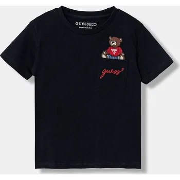 Pánské tričko Dětské bavlněné tričko Guess N6RI25.I3Z14.PPY2 námořnická modř 59X, vel. 122-125