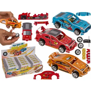 ostatní stavebnice Stavebnice Pullback – Závodní auto k sestavení