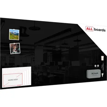 Skleněná tabule 120 x 60 cm ALLboards CLASSIC TS120x60BK