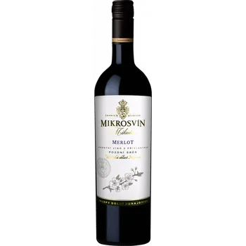 Merlot, 2024, Flower Line, pozdní sběr, suché, Mikrosvín, 0,75l