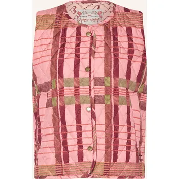 Dámská vesta Barbour Dámská Prošívaná Vesta Fernanda Li, růžová / růžová /...