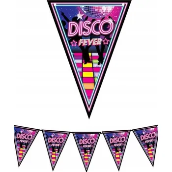 Papírová girlanda Fiestas Guirca Disco Fever 3 m