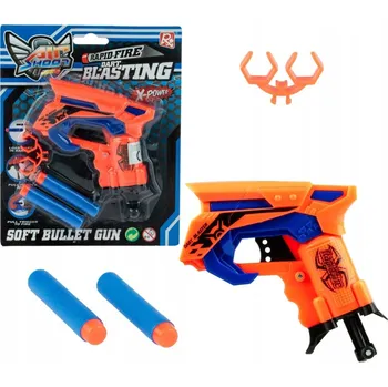 Dětská zbraň PUŠKA JAKO DÁREK ZBRANĚ ZBRAŇ PISTOLKA S ŠIPKAMI ZLEPŠUJE MOTORICKÉ DOVEDNOSTI