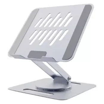 Skládací otočný stojan pod notebook 15,6″ – šedý