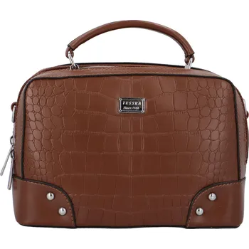 Kabelka Stylová crossbody kabelka Croco Sia, hnědá
