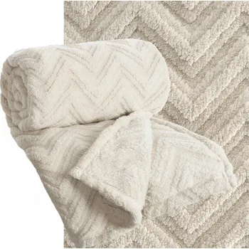 Prostěradlo Deka Eurofirany polyester 200 cm x 220 cm béžová