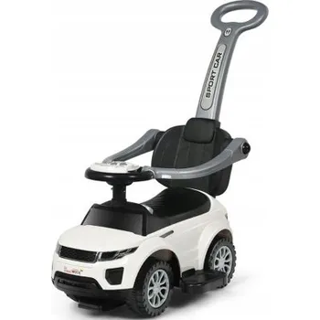 Odrážedlo Dětské autíčko 3 v 1 TY327904WH s odnímatelným madlem, bílé - A COSTWAY