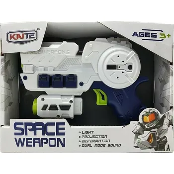 Hračka Zbraň pro chlapce Šest let Dárek BEZPEČNÁ KOSMICKÁ PISTOLE