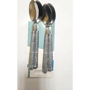 Příbor Sada příborů Amefa - dezertní lžička 4 ks - stříbrná