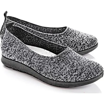 Dámské baleríny Baleríny Vicky šedá-černá 41
