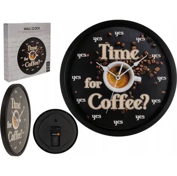 Hodiny Nástěnné hodiny KÁVA Time for Coffee pro milovníky kávy